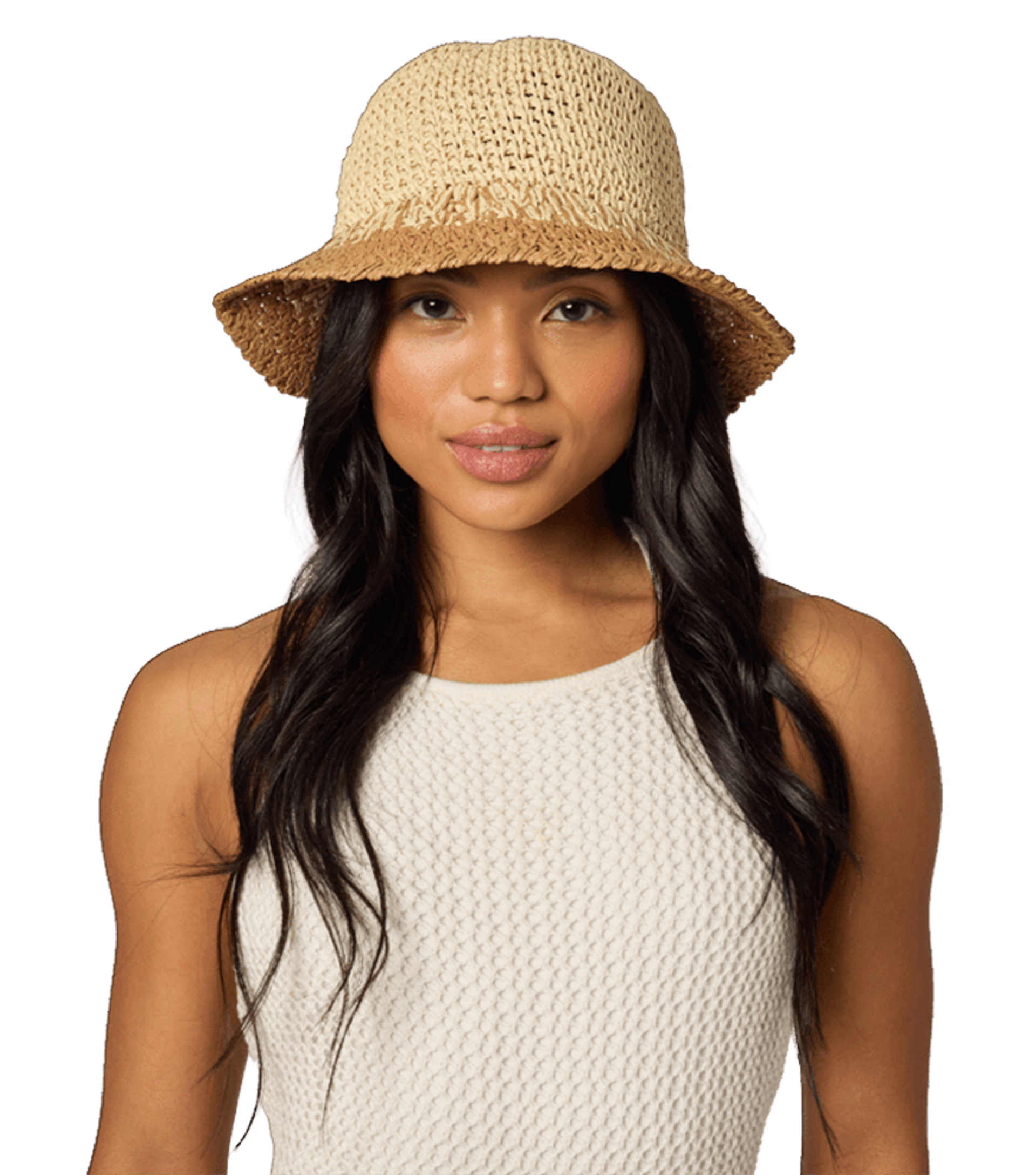 Straw Bucket Hat