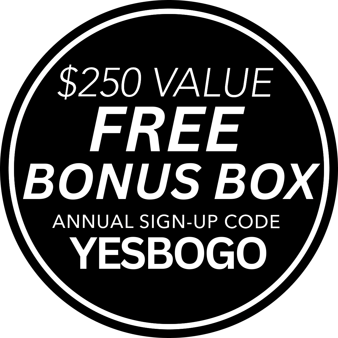 BOGO Promo