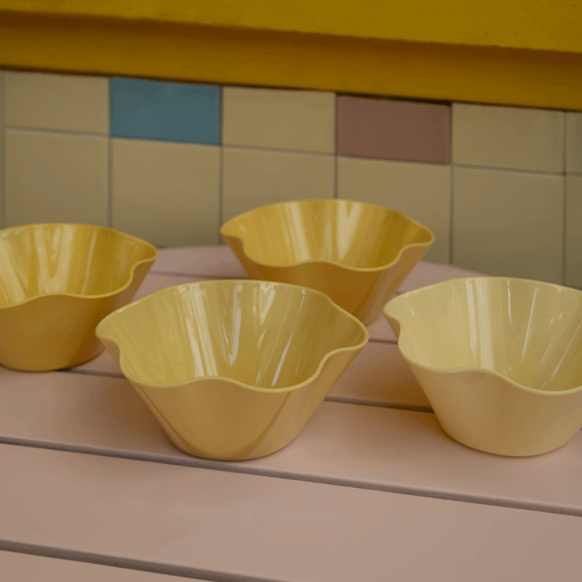 Melamine Floral Bowls