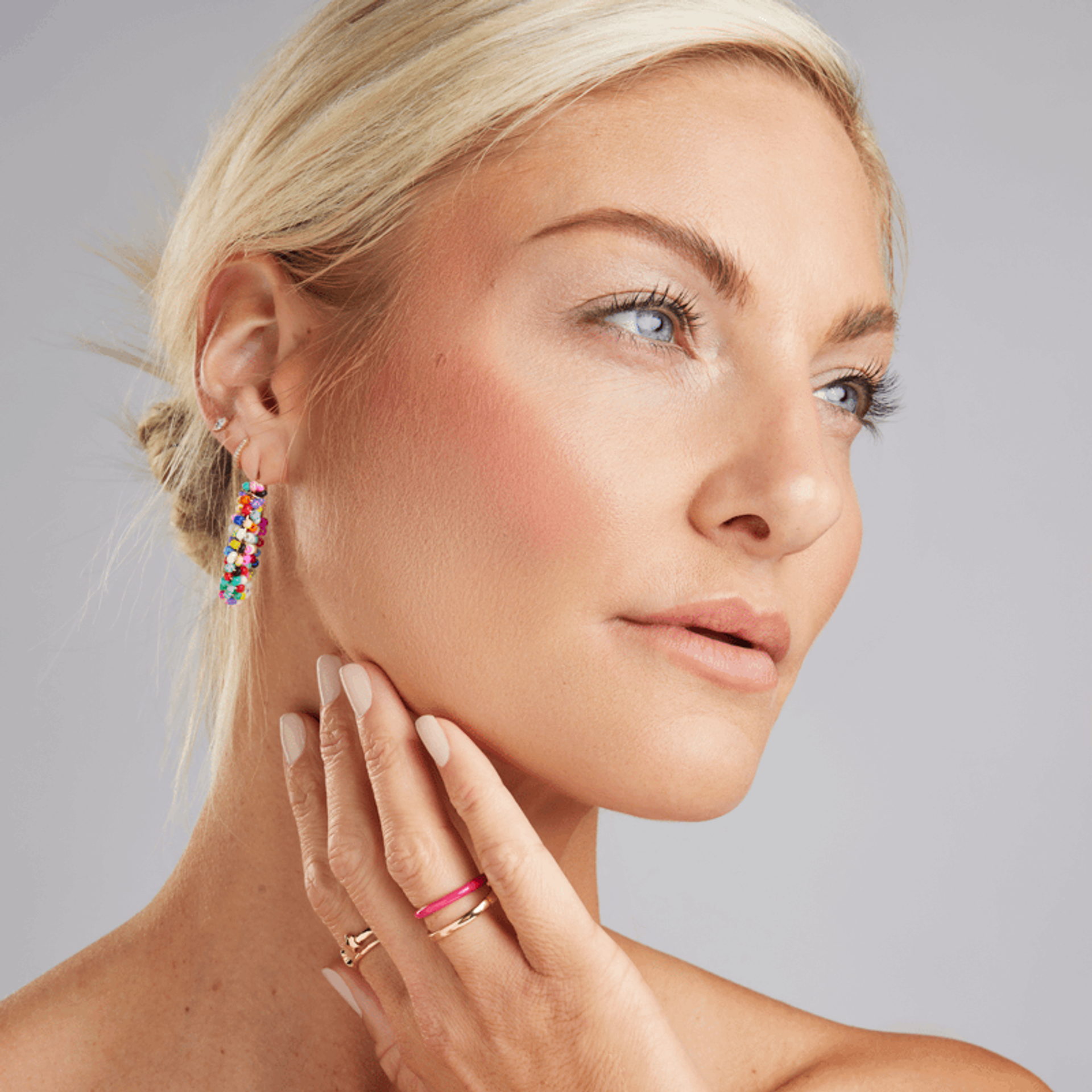 Bundle of Double-Ended Nail Polish Strips in Peach Tea & Toffee Nut