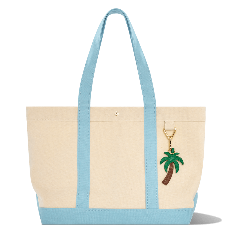 BaubleBar Canvas Tote with Charm