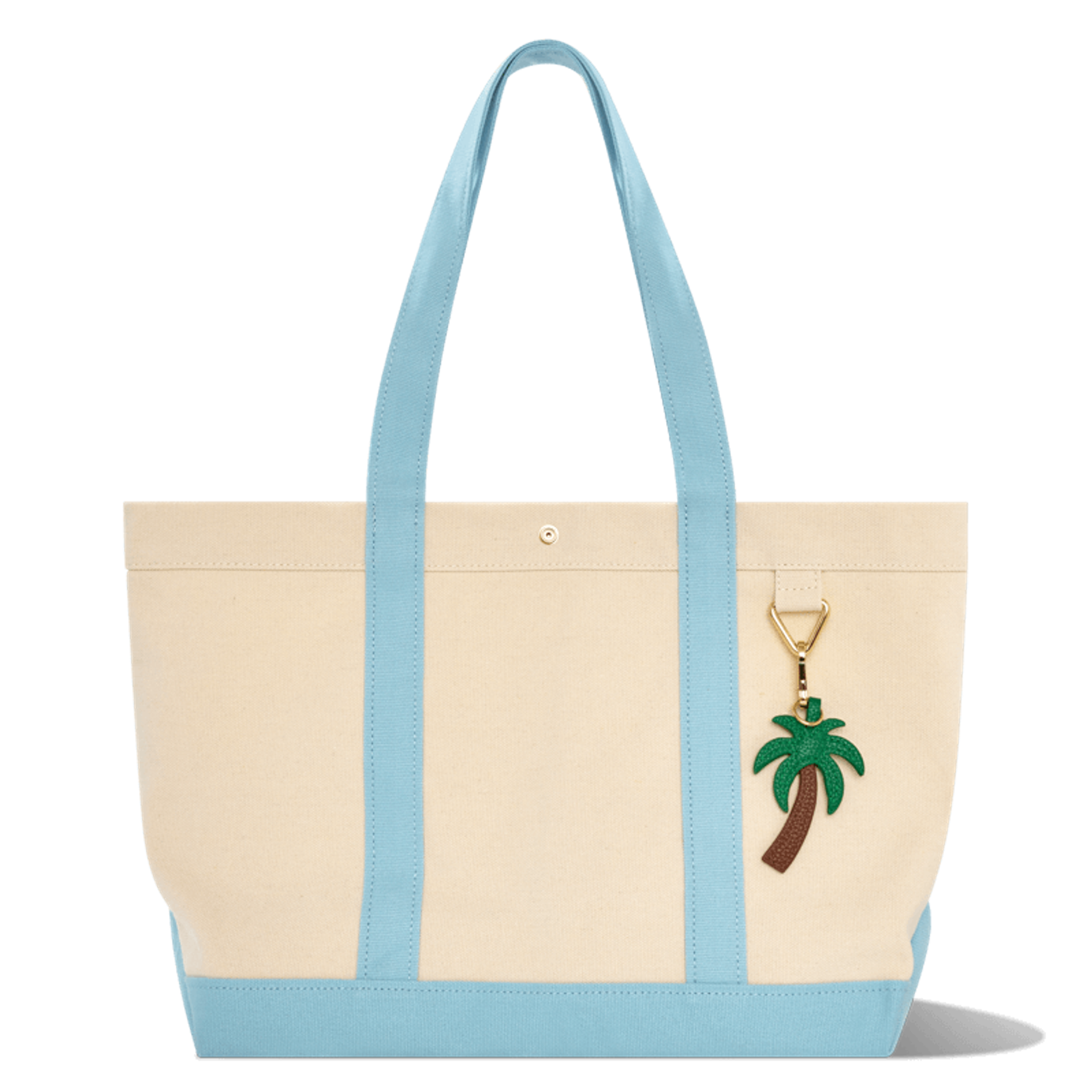 Canvas Tote with Charm
