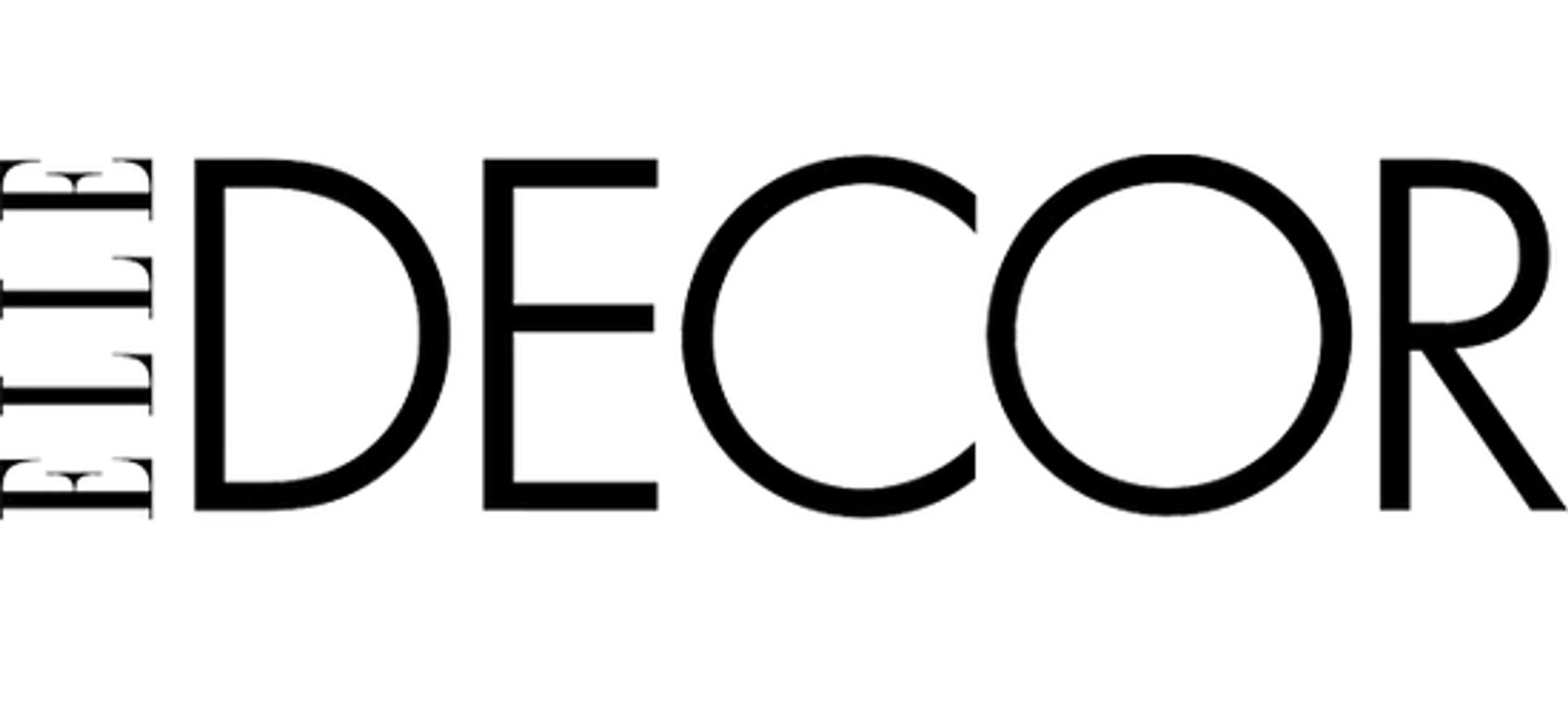 ELLE DECOR logo in black