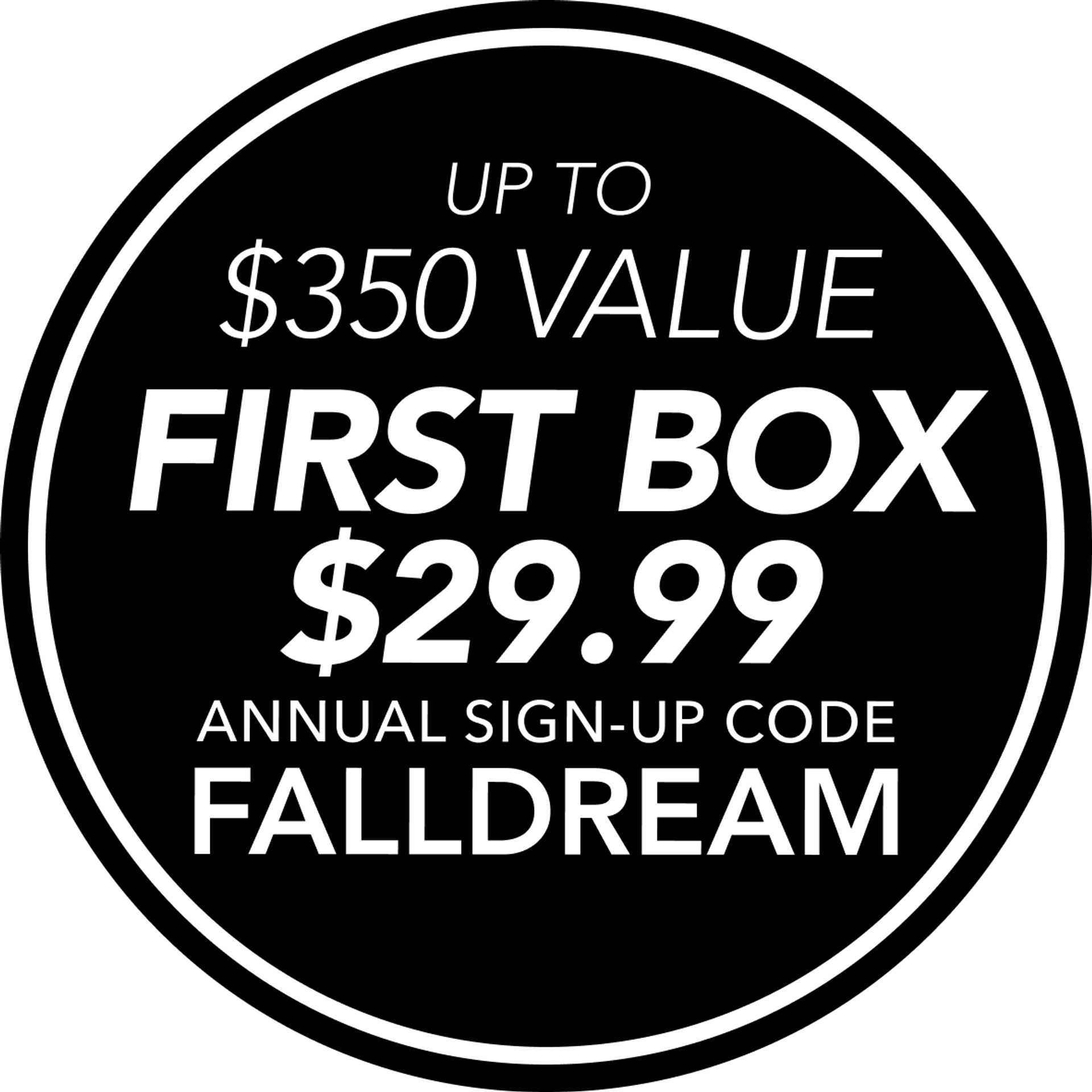 First Box Free Promo