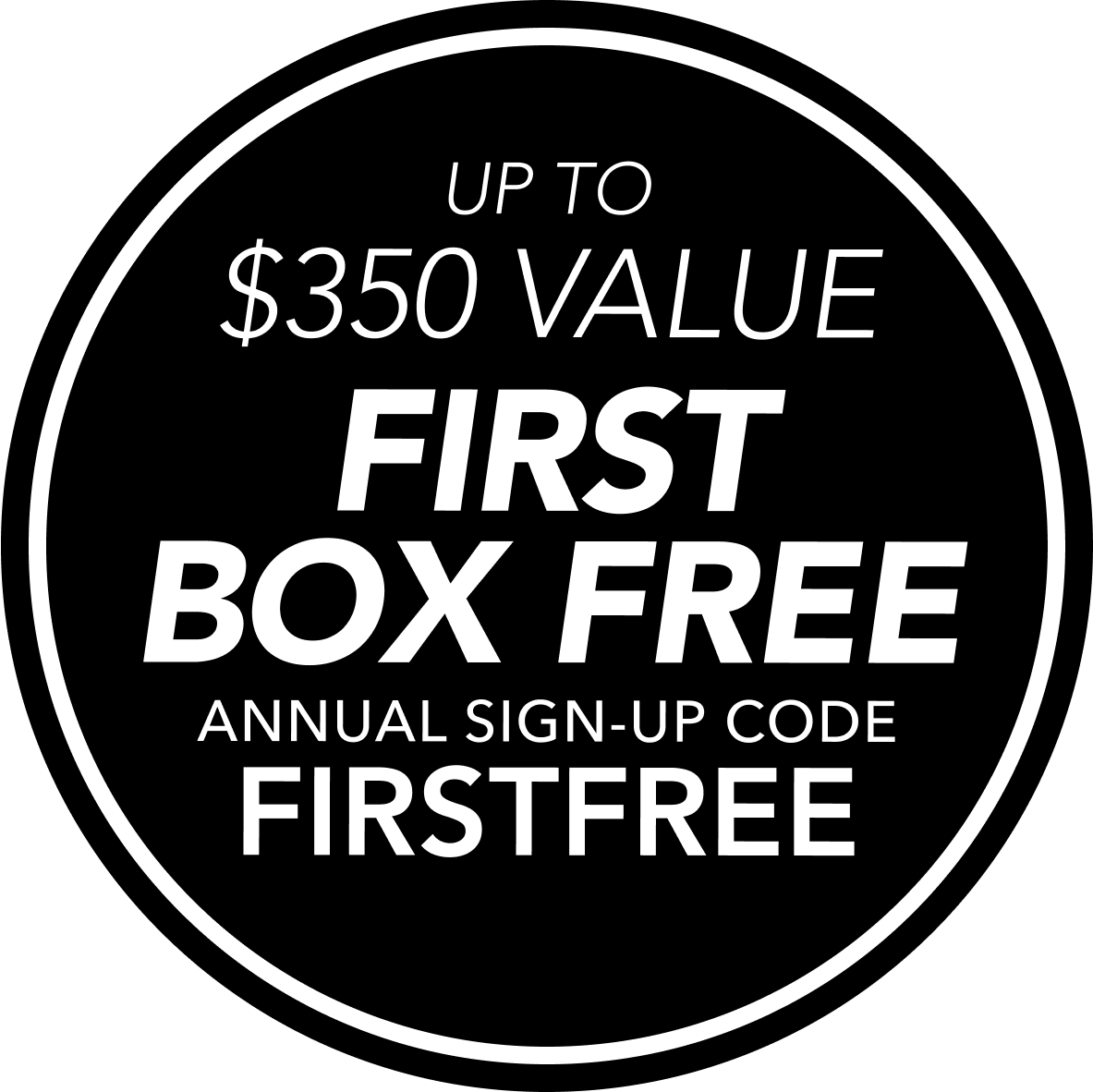 First Box Free Promo