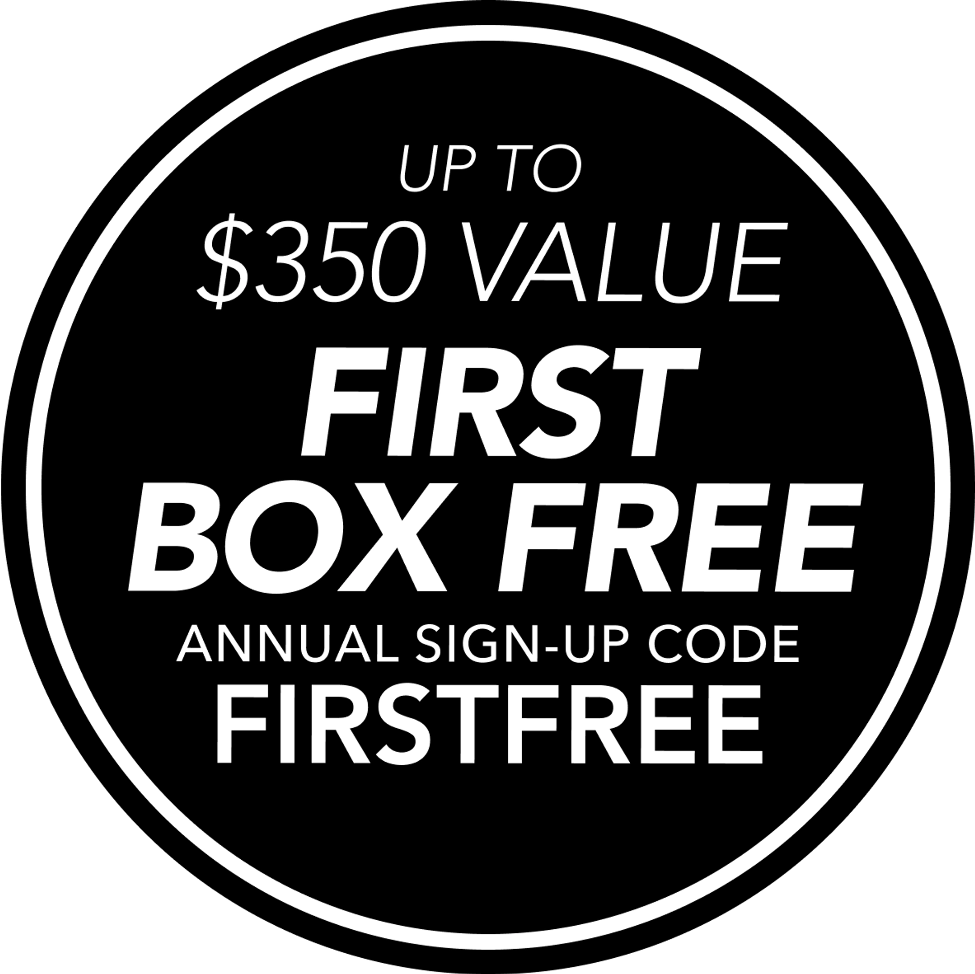 First Box Free Promo