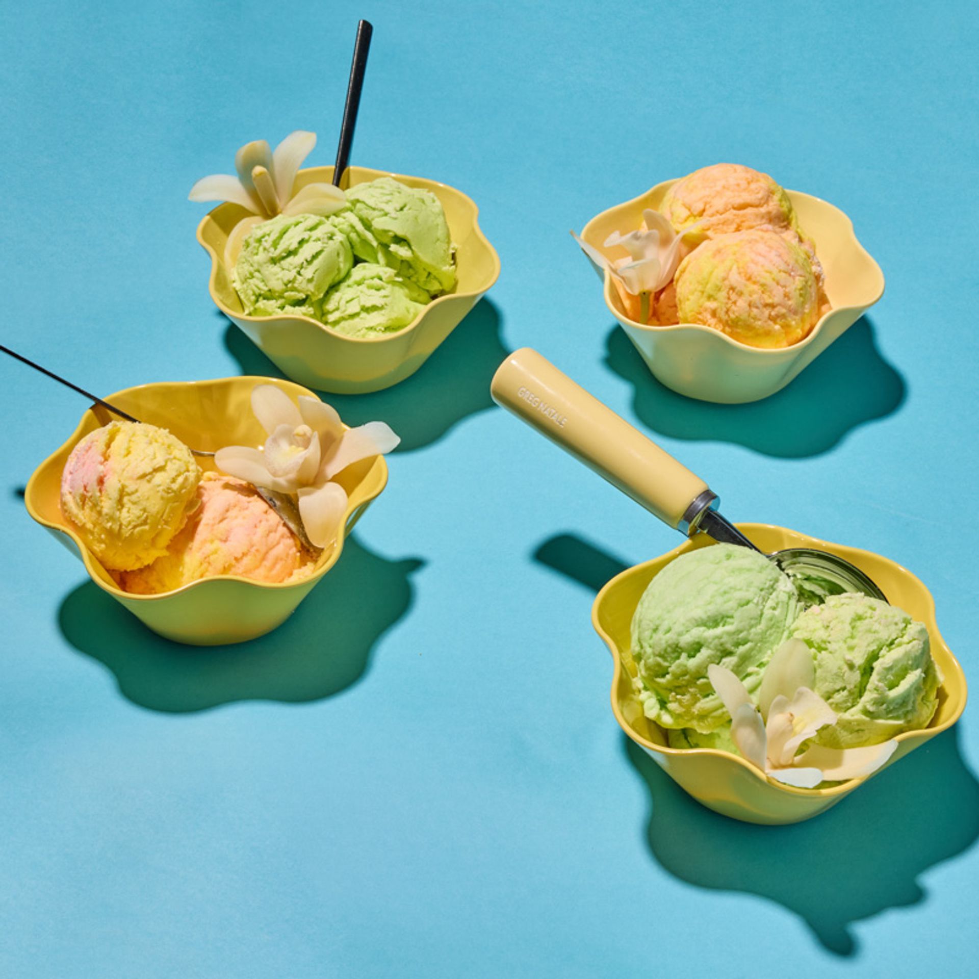 Melamine Floral Bowls