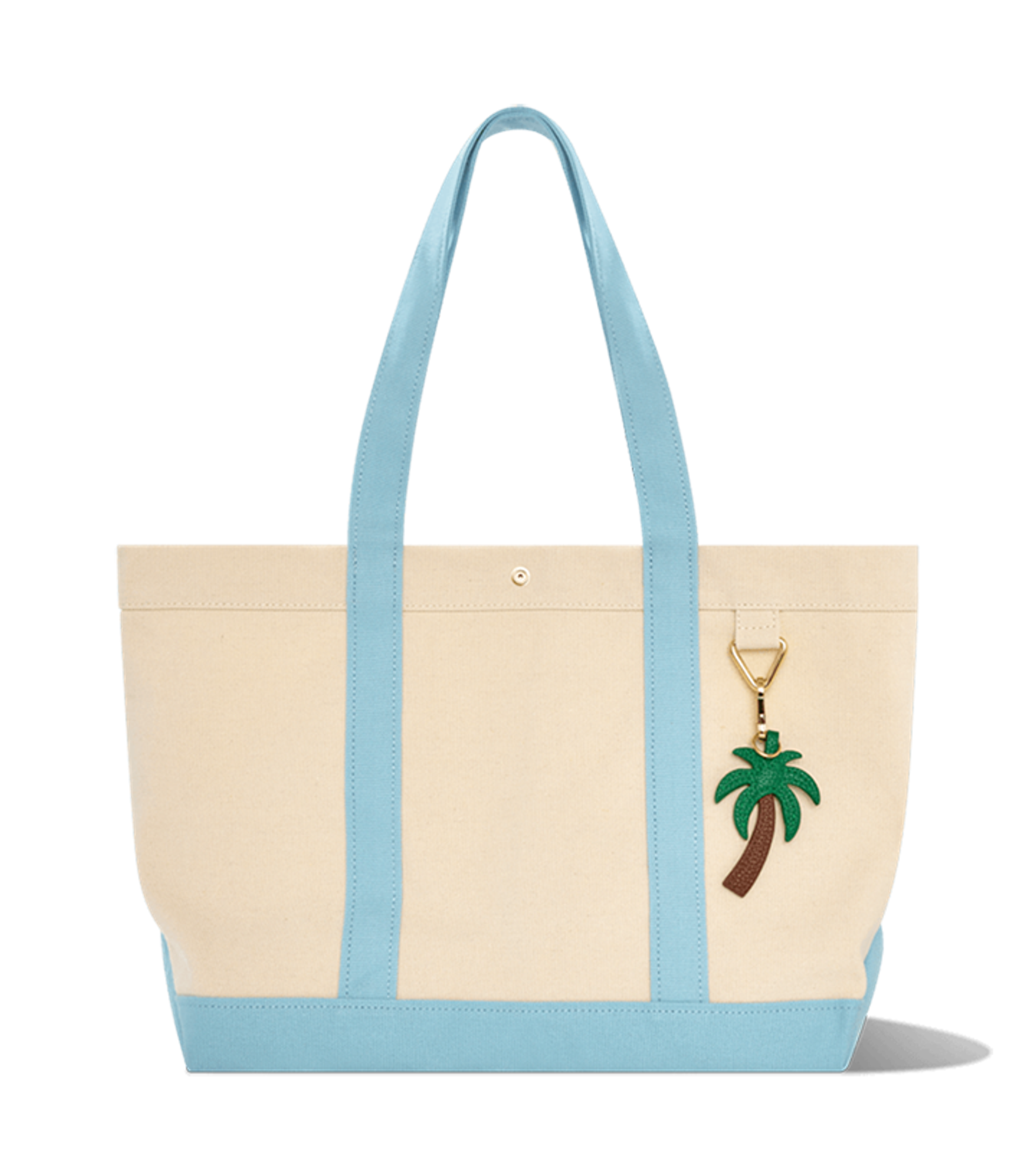 Canvas Tote with Charm