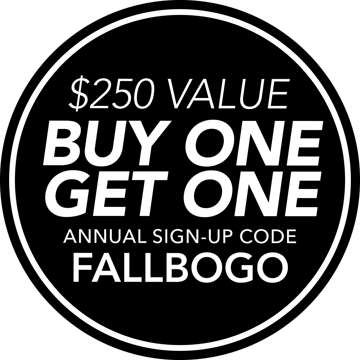 BOGO Promo